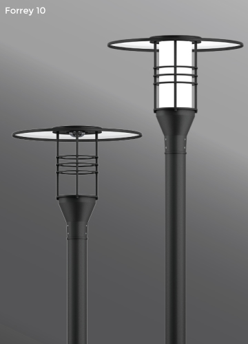 Ligman Lighting's Forrey Post Top (model UFOR-200XX).
